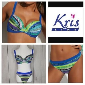 Kris Line Underwire Molded‎ cup Bikini NWT